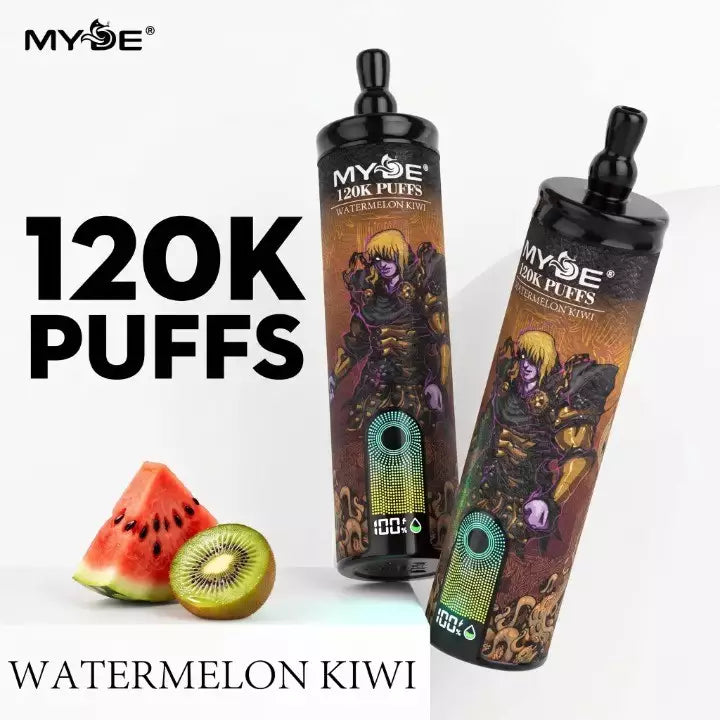 MYDE Shisha Sound 120000 120K Puffs Smart Screen Disposable Vapes Wholesale Bulk Buy