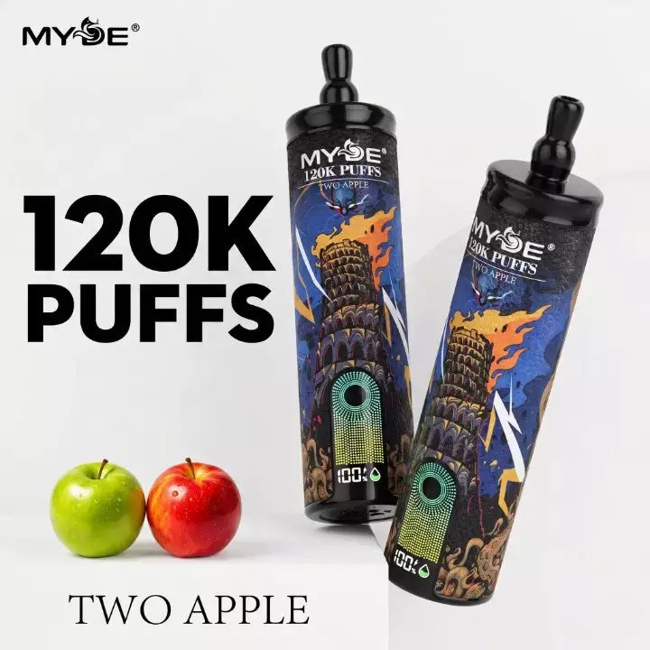 MYDE Shisha Sound 120000 120K Puffs Smart Screen Disposable Vapes Wholesale Bulk Buy