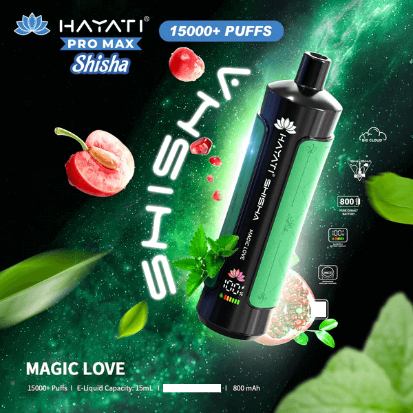 Hayati Shisha 15000 Puffs Disposable Vape (Box of 10)