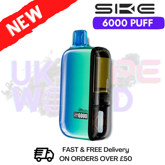 Menthol SKE SIKARY 6000 PUFF 6K Einweg-Set