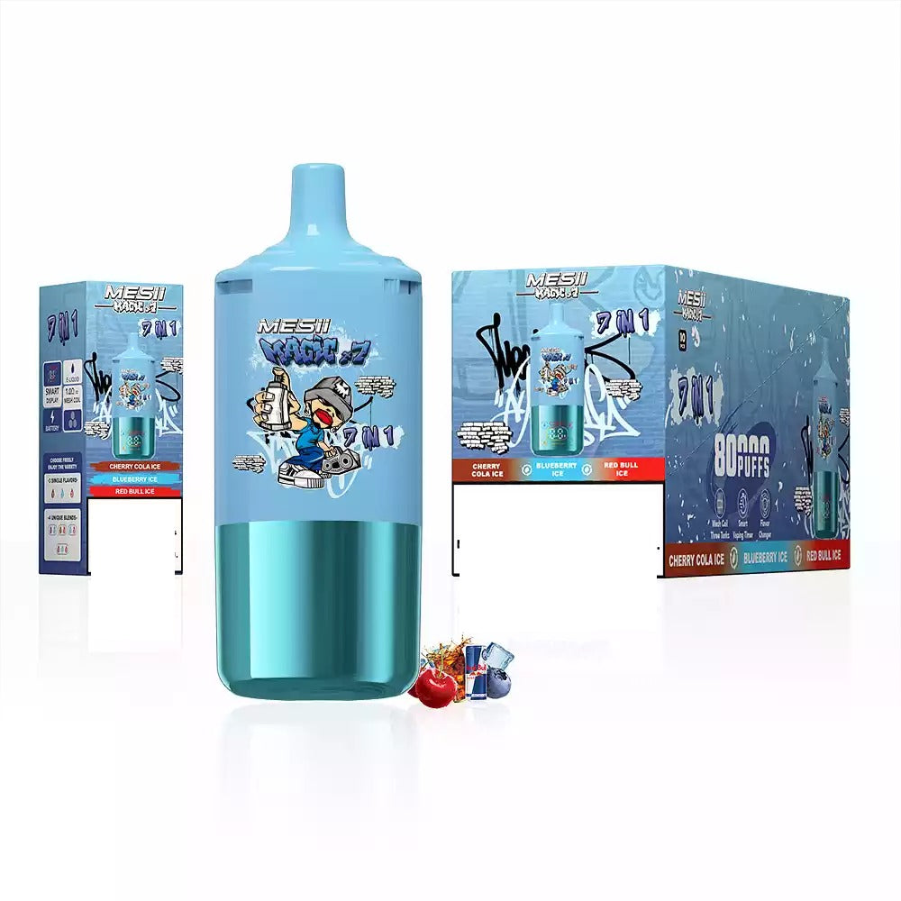 MESII MAGIC X7 80000 Puffs 7-in-1 Tastes Bulk Buy Rechargeable 80K Disposable Vapes Wholesale