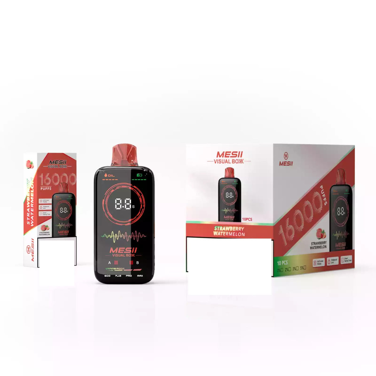 MESII VISUAL BOXX 16000 Puffs Rechargeable Full Screen Display Bulk Buy Disposable Vapes Wholesale