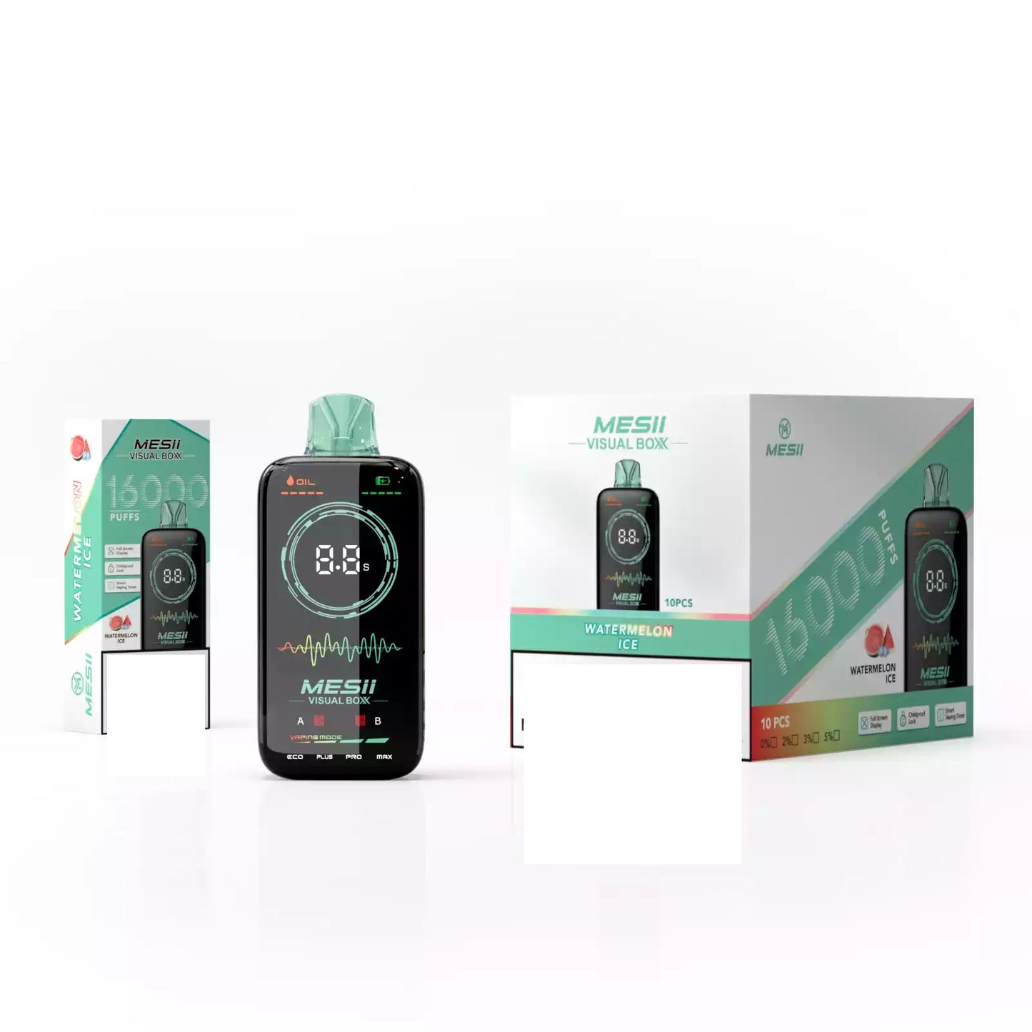 MESII VISUAL BOXX 16000 Puffs Rechargeable Full Screen Display Bulk Buy Disposable Vapes Wholesale