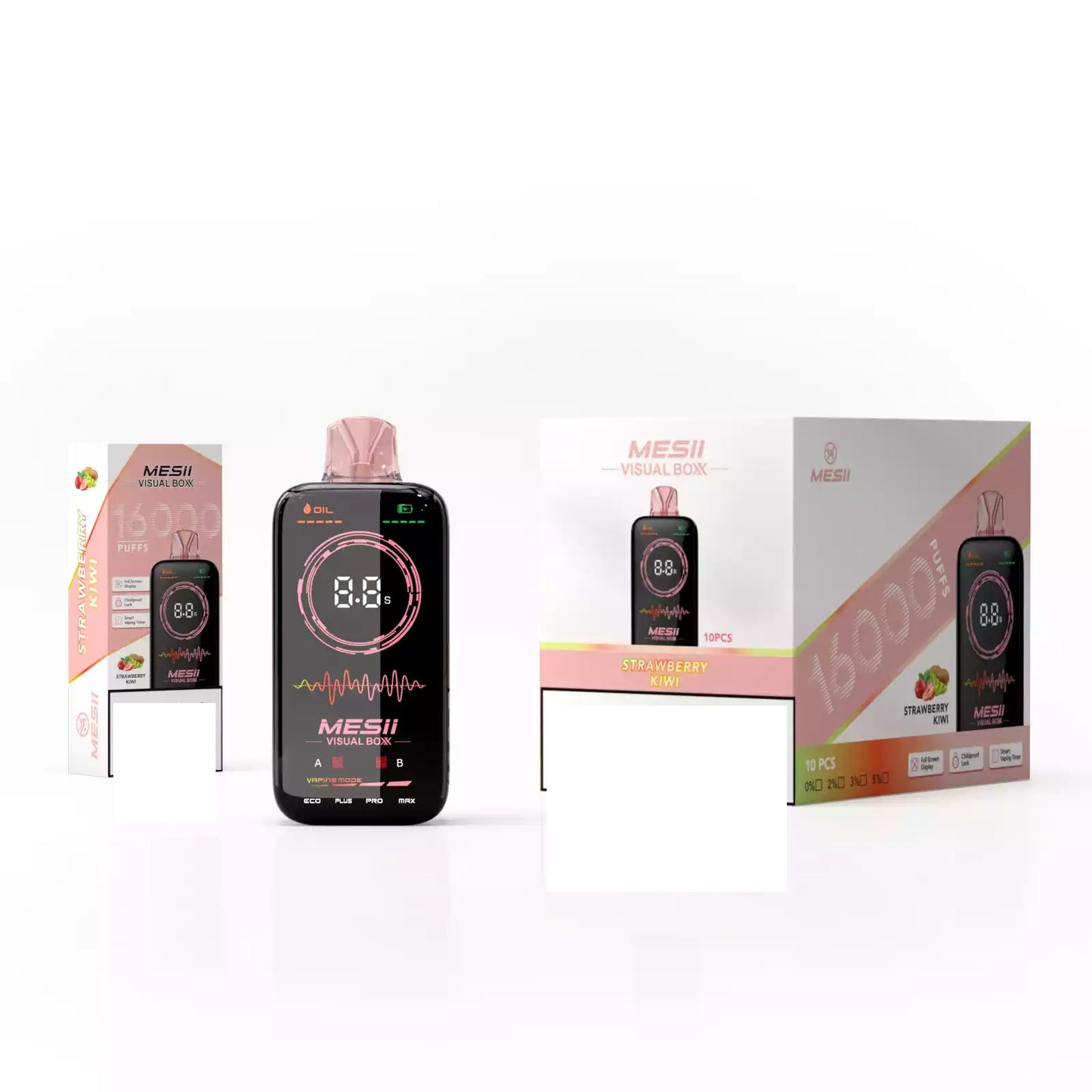 MESII VISUAL BOXX 16000 Puffs Rechargeable Full Screen Display Bulk Buy Disposable Vapes Wholesale