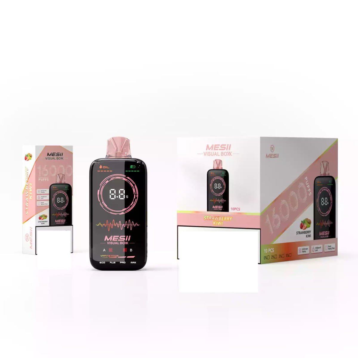 MESII VISUAL BOXX 16000 Puffs Rechargeable Full Screen Display Bulk Buy Disposable Vapes Wholesale