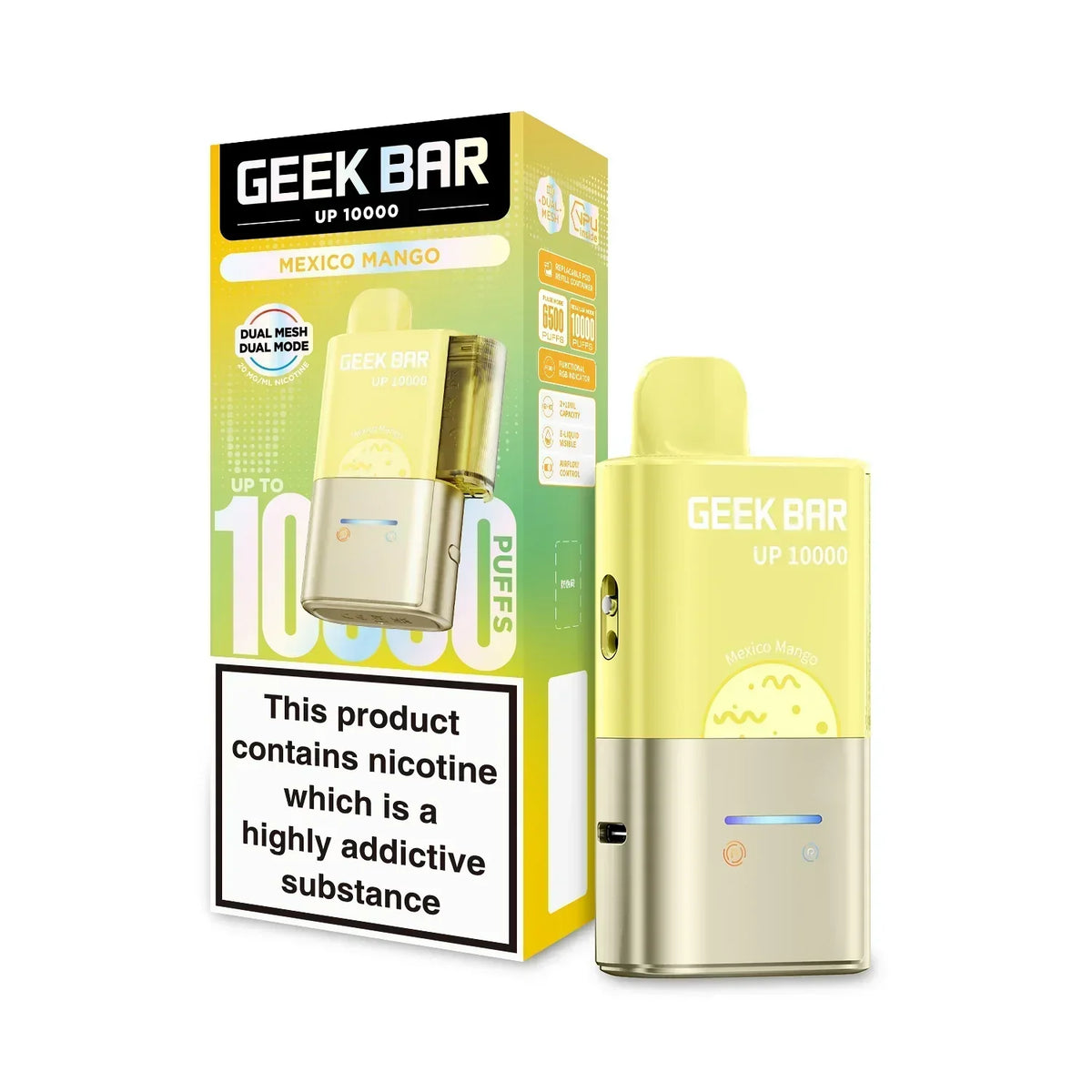 Geek Bar Up 10000 Prefilled Pod Kit-Box of 5