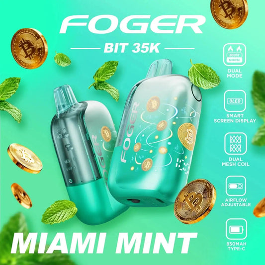 Miami Mint - Foger Bit 35k Disposable Vape