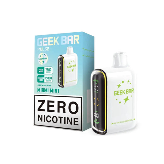 Miami Mint - Geek Bar Pulse 15k Zero Nicotine Disposable Vape