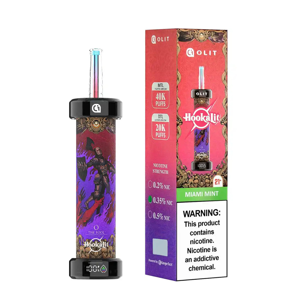 Miami Mint - Olit Hookalit 40K Disposable E-Hookah