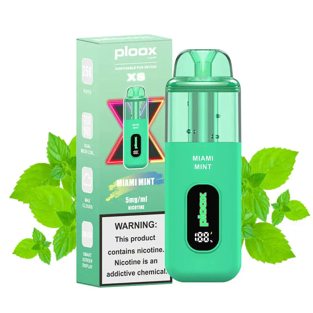 Miami Mint - Ploox XS 25k Disposable E-Hookah