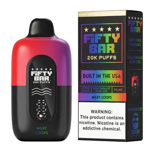 Milky Loops - Fifty Bar 20K Disposable Vape