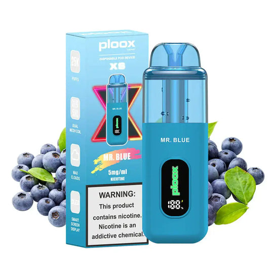 Mr.Blue - Ploox XS 25k Disposable E-Hookah
