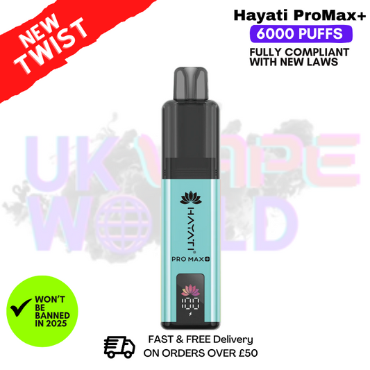 Mr Blue Hayati Pro Max Plus 6000-Puff-Kit