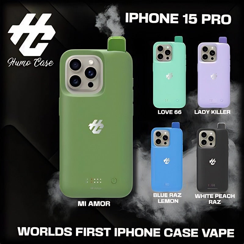 Humo iPhone 15 Hülle, 30000 Züge, Einweg-Vape (Großhandel) 