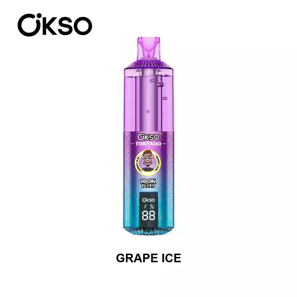 OKSO TORNADO 100000 100K Puffs Disposable Vapes Wholesale Dual Mesh Great Taste Bulk Buy