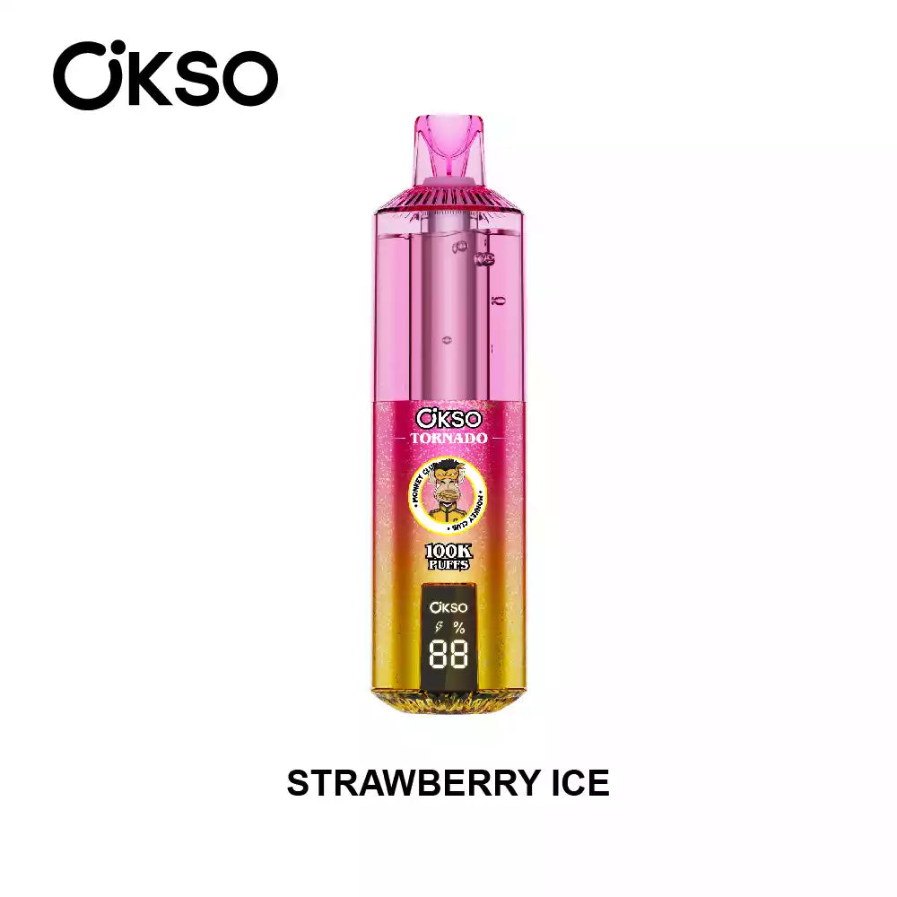 OKSO TORNADO 100000 100K Puffs Disposable Vapes Wholesale Dual Mesh Great Taste Bulk Buy