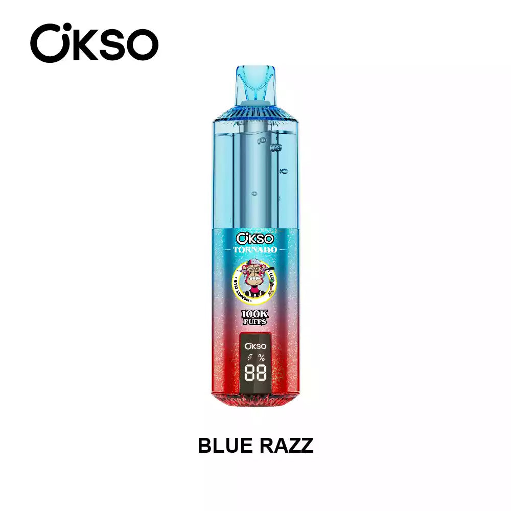 OKSO TORNADO 100000 100K Puffs Disposable Vapes Wholesale Dual Mesh Great Taste Bulk Buy