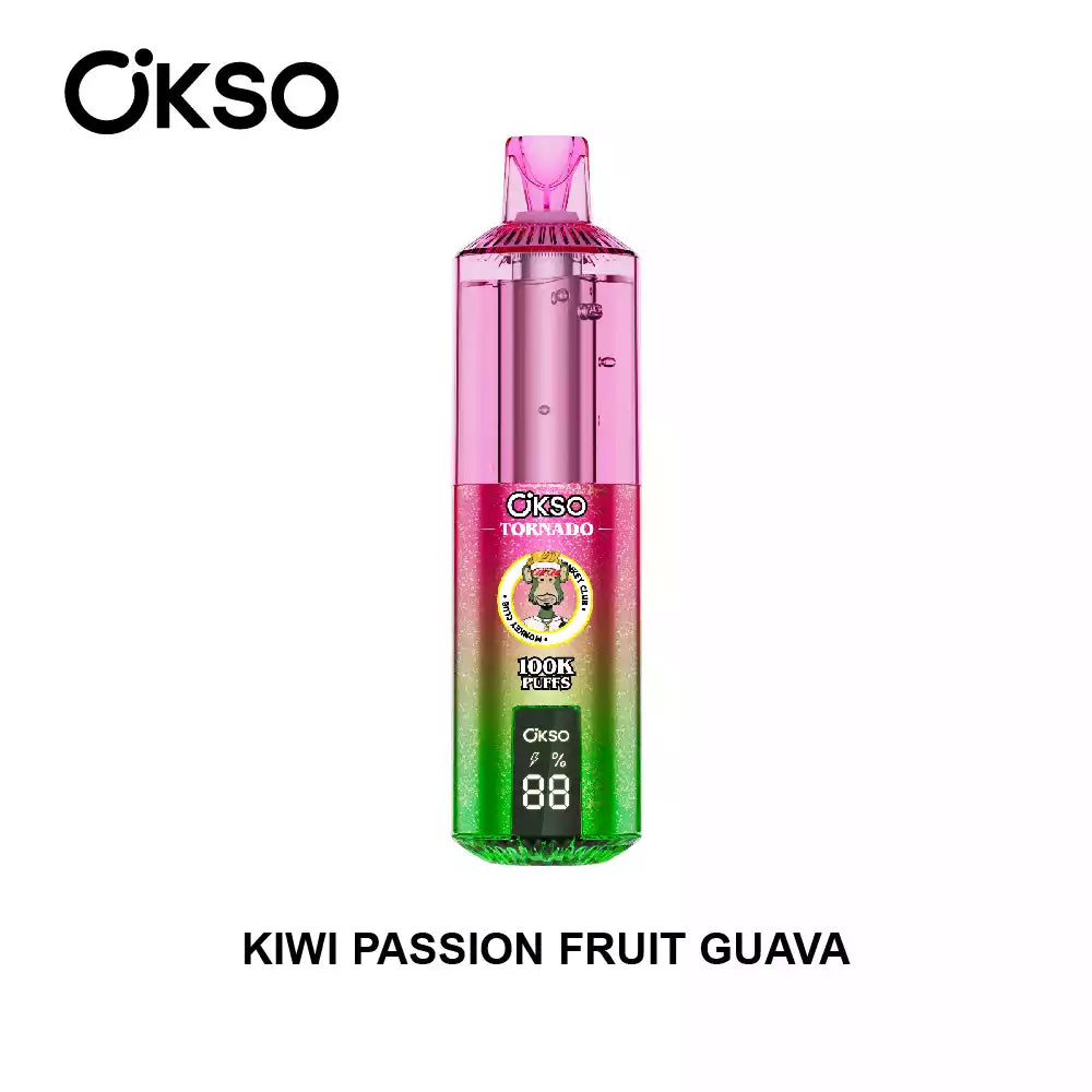 OKSO TORNADO 100000 100K Puffs Disposable Vapes Wholesale Dual Mesh Great Taste Bulk Buy