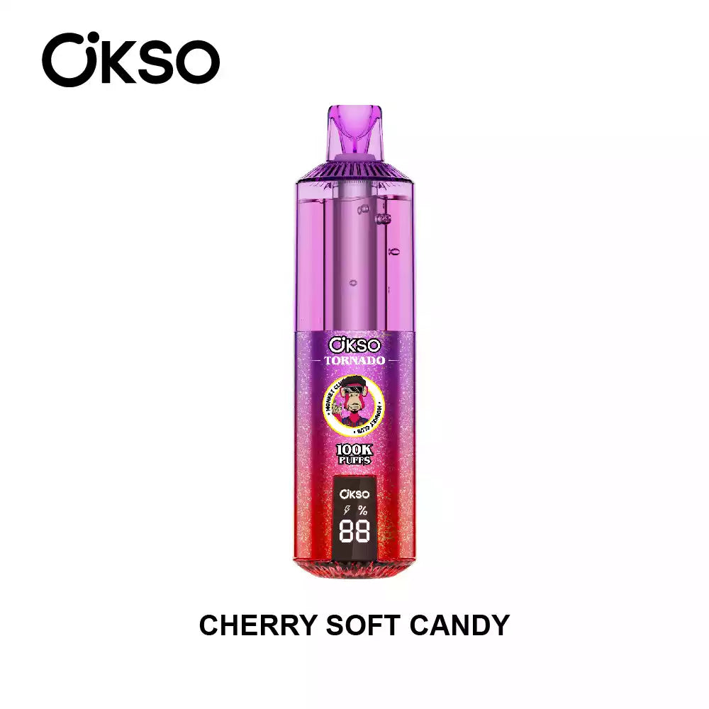 OKSO TORNADO 100000 100K Puffs Disposable Vapes Wholesale Dual Mesh Great Taste Bulk Buy