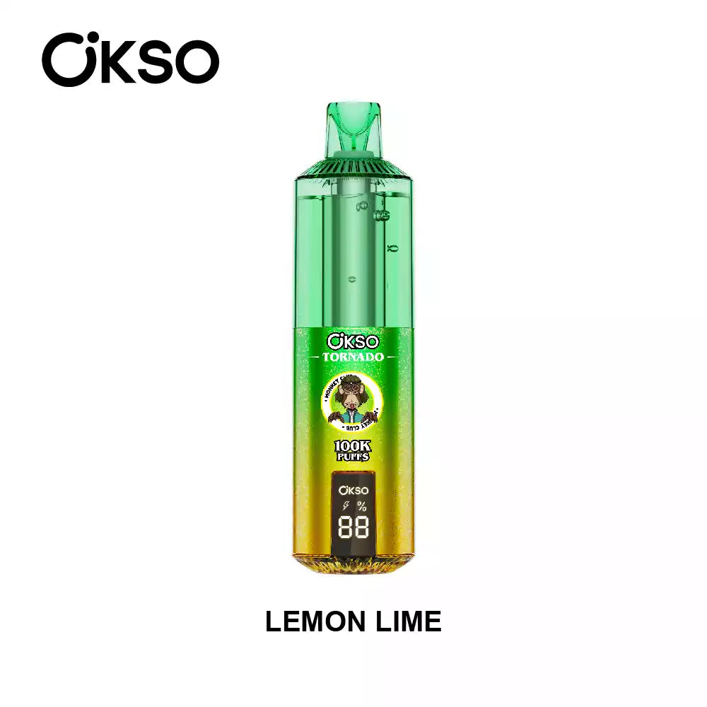 OKSO TORNADO 100000 100K Puffs Disposable Vapes Wholesale Dual Mesh Great Taste Bulk Buy