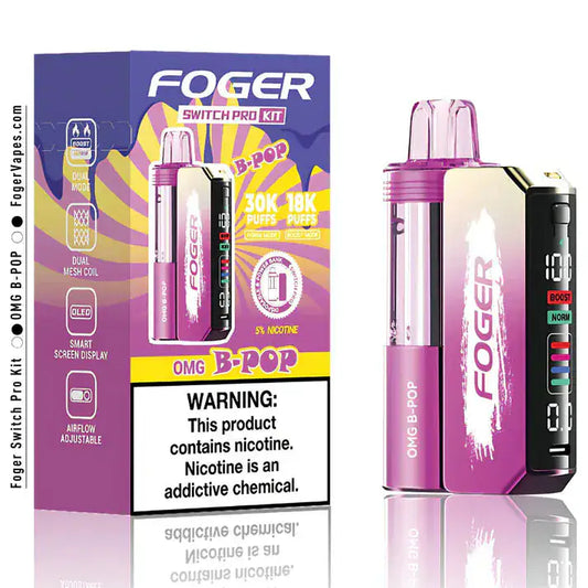 OMG B-Pop - Foger Switch Pro 30K Disposable Kit