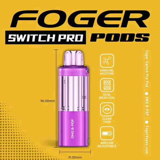 OMG B-Burst - Foger Switch Pro 30K Disposable Pod