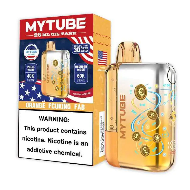 Orange Fcuking Fab - MyTube Ultra 60k Disposable Vape