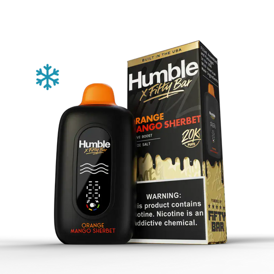 Orange Mango Sherbet - Fifty Bar x Humble 20K Disposable Vape
