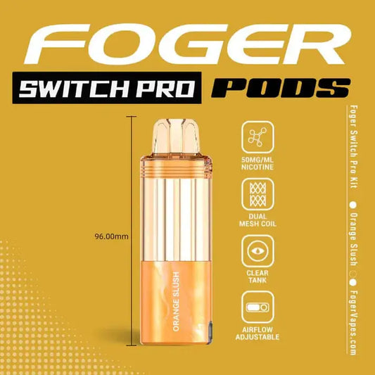 Orange Slush - Foger Switch Pro 30K Disposable Pod