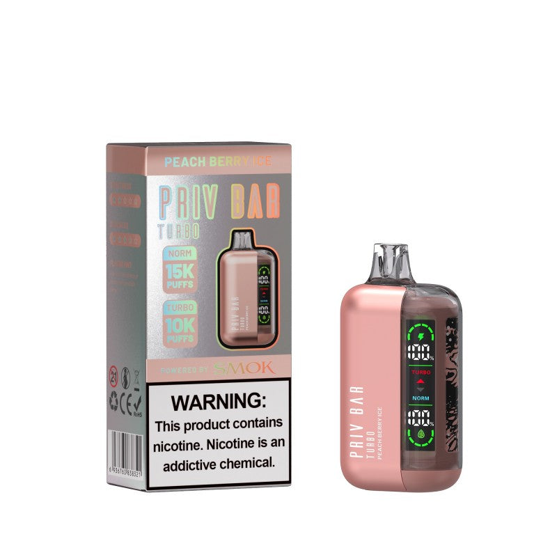 Peach Berry Ice Priv Bar Turbo 15000