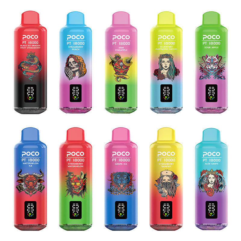 EU Warehouse POCO PT 18000 Puffs Disposable Vape Wholesale