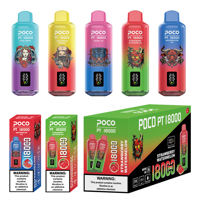 EU Warehouse POCO PT 18000 Puffs Disposable Vape Wholesale
