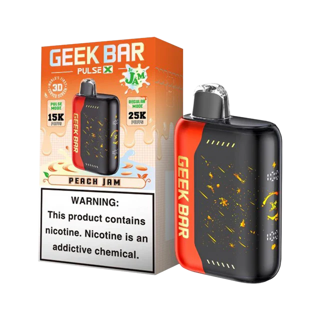 Peach Jam Geek Bar Pulse X 25000