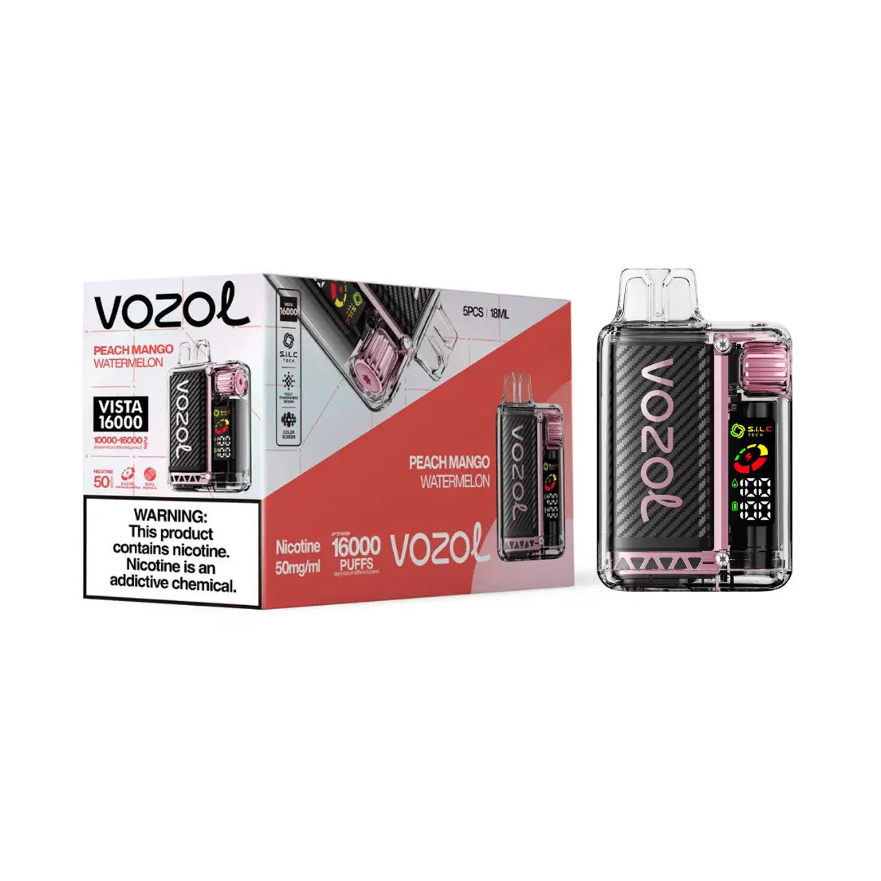 Peach Mango Watermelon Vozol Vista 16000
