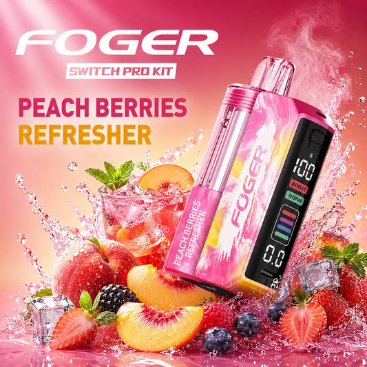 Peach Berries Refresher - Foger Switch Pro 30K Disposable Kit