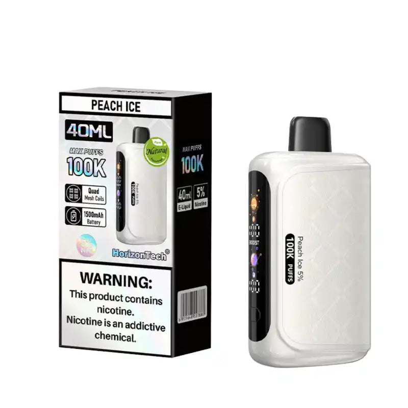 Peach Ice - HorizonTech 100k Disposable Vape