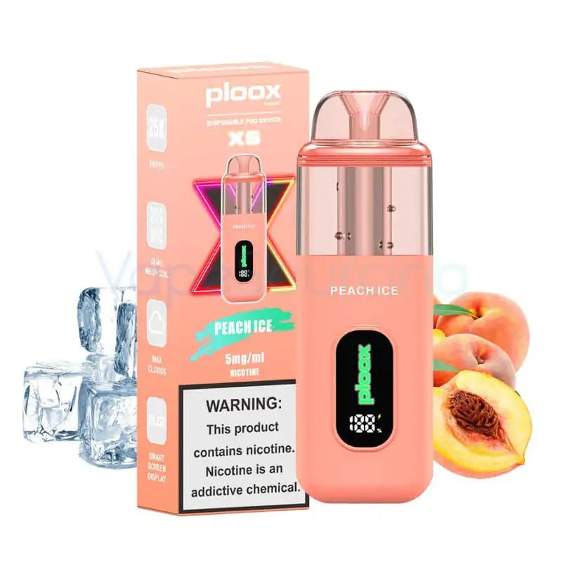 Peach Ice - Ploox XS 25k Disposable E-Hookah