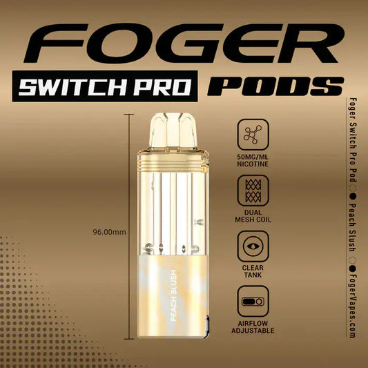 Peach Slush - Foger Switch Pro 30K Disposable Pod