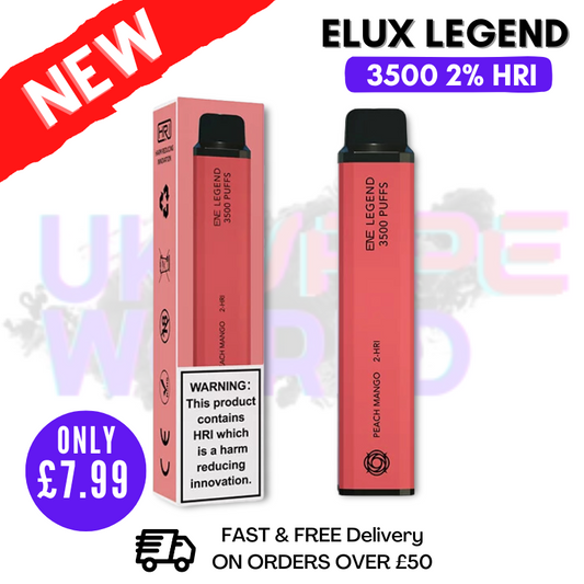 Elux Legend 3500 Puff Pfirsich-Mango 2 HRI