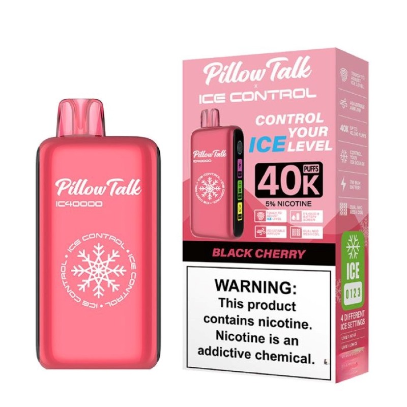 Pillow Talk IC40000 Ice Control Disposable Vape 5% 20ml