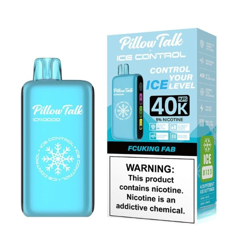 Pillow Talk IC40000 Ice Control Disposable Vape 5% 20ml