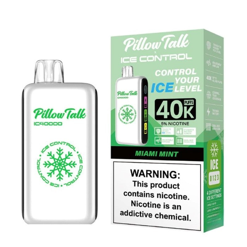 Pillow Talk IC40000 Ice Control Disposable Vape 5% 20ml