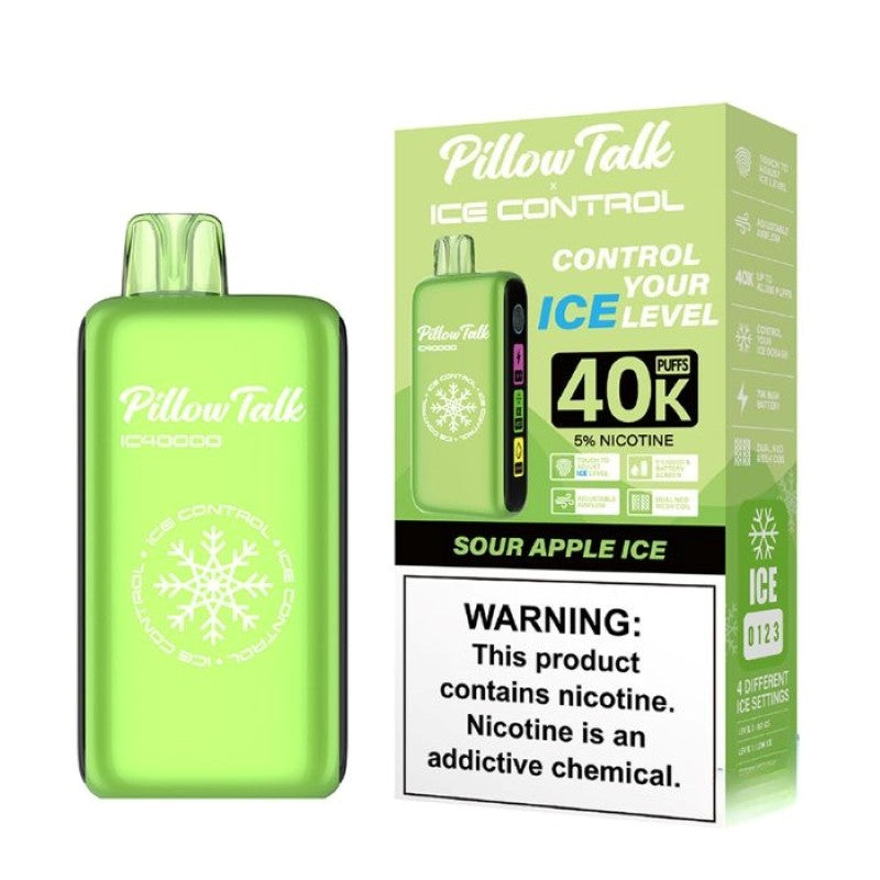 Pillow Talk IC40000 Ice Control Einweg-E-Zigarette 5% 20ml