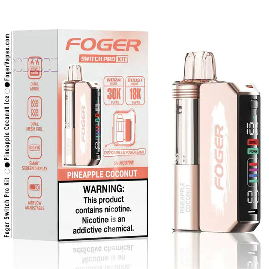 Pineapple Coconut - Foger Switch Pro 30K Disposable Kit