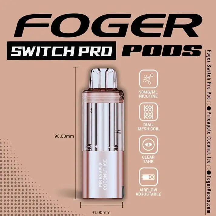 Pineapple Coconut - Foger Switch Pro 30K Disposable Pod