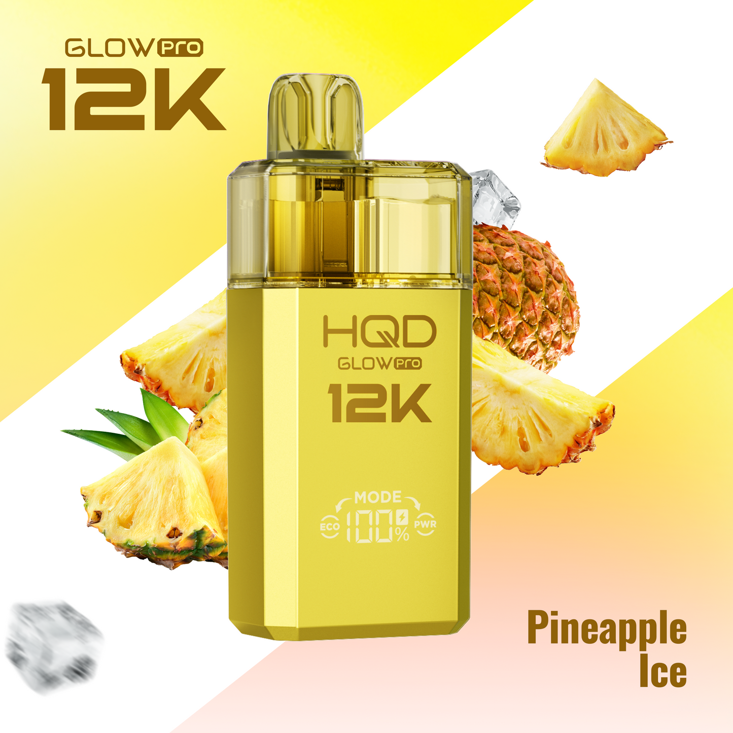 HQD Glow Pro 12k Prefilled Pod Vape Kit - Box of 5