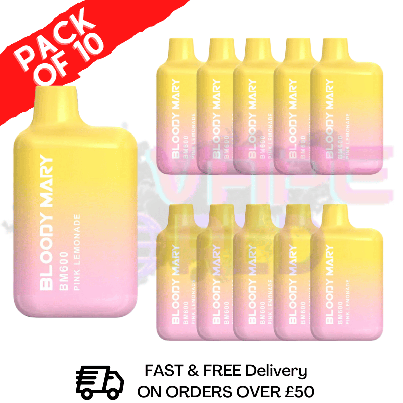 Pink Lemonade - Bloody Mary 600Puff Box of 10