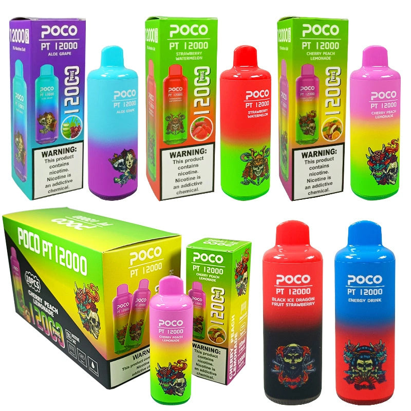 10000 Puff Disposable Vape - 20mL 5% Nic Salt. 10 Flavors