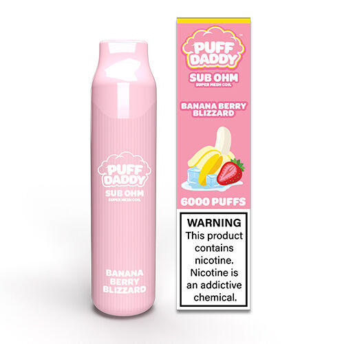 Puff Daddy Sub Ohm Disposable Vape 6000 Puffs
