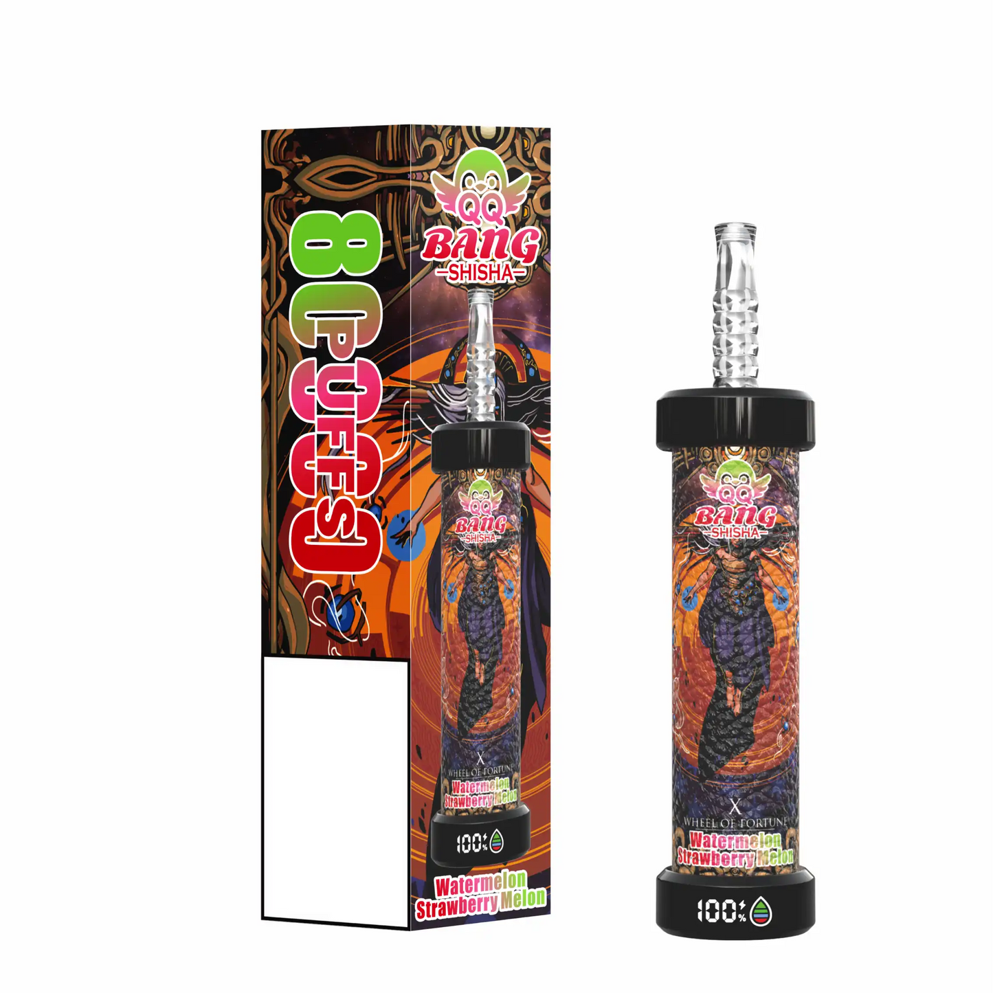 QQ BANG BLAZE 80K DKS051 80000 Puffs Shisha Disposable Vapes Smart Display Wholesale Bulk Buy